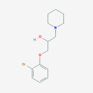 1-(2-Bromophenoxy)-3-piperidin-1-ylpropan-2-ol - 100794-31-8