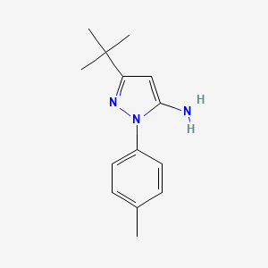 5-tert-Butyl-2-p-tolyl-2H-pyrazol-3-ylamine - 285984-25-0