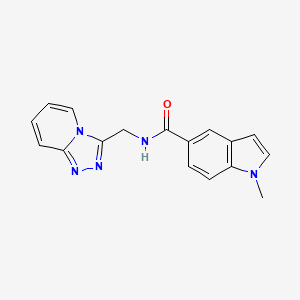 1-methyl-N-([1,2,4]triazolo[4,3-a]pyridin-3-ylmethyl)-1H-indole-5-carboxamide - 