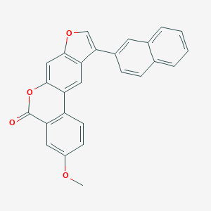 3-methoxy-10-(2-naphthyl)-5H-benzo[c]furo[3,2-g]chromen-5-one - 