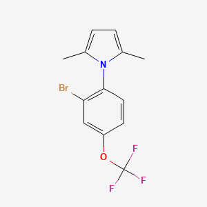 1-[2-Bromo-4-(Trifluoromethoxy)Phenyl]-2,5-Dimethyl-1H-Pyrrole - 257285-02-2
