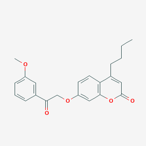 4-butyl-7-[2-(3-methoxyphenyl)-2-oxoethoxy]-2H-chromen-2-one - 