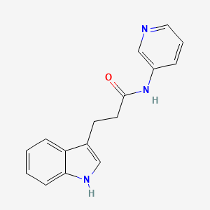 3-(1H-indol-3-yl)-N-(pyridin-3-yl)propanamide - 