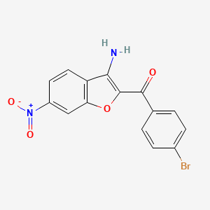 3-Amino-2-(4-bromobenzoyl)-6-nitrobenzofuran - 351003-26-4