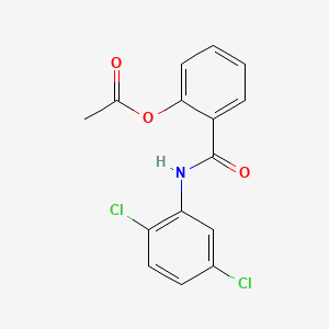 2-[(2,5-Dichlorophenyl)carbamoyl]phenyl acetate - 