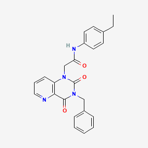 2-(3-benzyl-2,4-dioxo-3,4-dihydropyrido[3,2-d]pyrimidin-1(2H)-yl)-N-(4-ethylphenyl)acetamide - 