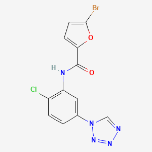 5-bromo-N-[2-chloro-5-(1H-tetrazol-1-yl)phenyl]furan-2-carboxamide - 
