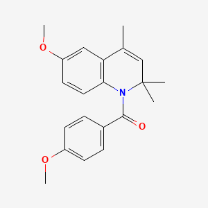 (4-methoxyphenyl)(6-methoxy-2,2,4-trimethylquinolin-1(2H)-yl)methanone - 