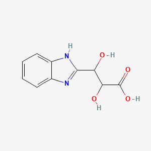 3-(1H-benzimidazol-2-yl)-2,3-dihydroxypropanoic acid - 49671-84-3