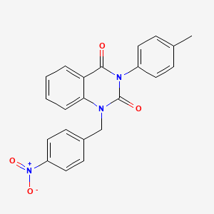 3-(4-methylphenyl)-1-(4-nitrobenzyl)quinazoline-2,4(1H,3H)-dione - 
