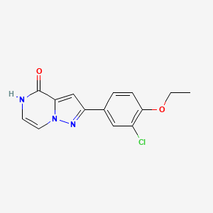 2-(3-chloro-4-ethoxyphenyl)pyrazolo[1,5-a]pyrazin-4(5H)-one - 