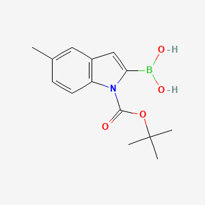 (1-(tert-Butoxycarbonyl)-5-methyl-1H-indol-2-yl)boronic acid - 475102-14-8