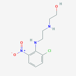 2-({2-[(2-Chloro-6-nitrophenyl)amino]ethyl}amino)ethanol - 704869-52-3
