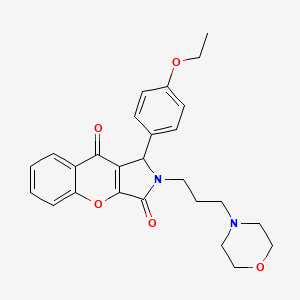 1-(4-Ethoxyphenyl)-2-[3-(morpholin-4-yl)propyl]-1,2-dihydrochromeno[2,3-c]pyrrole-3,9-dione - 