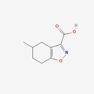 5-Methyl-4,5,6,7-tetrahydro-1,2-benzoxazole-3-carboxylic acid - 832737-91-4