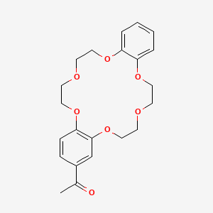 1-(6,7,9,10,17,18,20,21-Octahydrodibenzo[b,k][1,4,7,10,13,16]hexaoxacyclooctadecin-2-yl)ethanone - 41855-36-1
