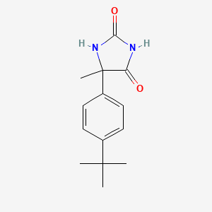 5-(4-Tert-butylphenyl)-5-methylimidazolidine-2,4-dione - 61344-30-7