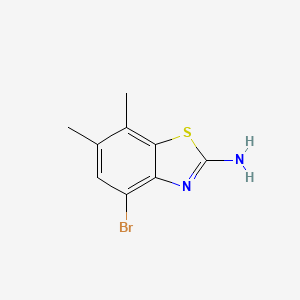 4-Bromo-6,7-dimethyl-1,3-benzothiazol-2-amine - 383131-01-9