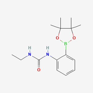 1-Ethyl-3-(2-(4,4,5,5-tetramethyl-1,3,2-dioxaborolan-2-yl)phenyl)urea - 