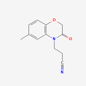 3-(6-Methyl-2H-1,4-benzoxazin-3(4H)-one-4-yl)-propionitrile - 351003-19-5