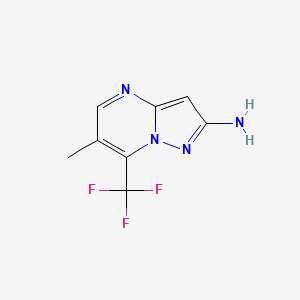 6-Methyl-7-(trifluoromethyl)pyrazolo[1,5-a]pyrimidin-2-amine - 