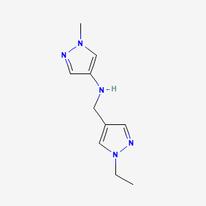 N-[(1-Ethyl-1H-pyrazol-4-YL)methyl]-1-methyl-1H-pyrazol-4-amine - 