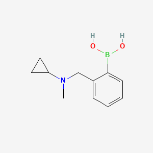 (2-((Cyclopropyl(methyl)amino)methyl)phenyl)boronic acid - 