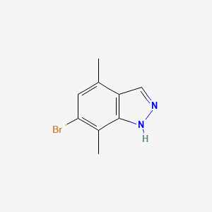 6-bromo-4,7-dimethyl-1H-indazole - 
