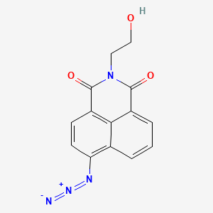 6-Azido-2-(2-hydroxyethyl)-1h-benzo[de]isoquinoline-1,3(2h)-dione - 
