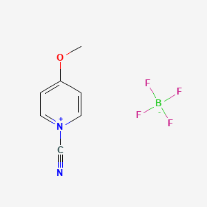 4-methoxypyridin-1-ium-1-carbonitrile;tetrafluoroborate - 
