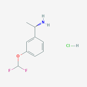 (S)-1-(3-(Difluoromethoxy)phenyl)ethan-1-amine hcl - 