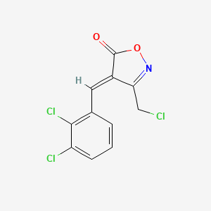 (4E)-3-(Chloromethyl)-4-(2,3-dichlorobenzylidene)-isoxazol-5(4H)-one - 
