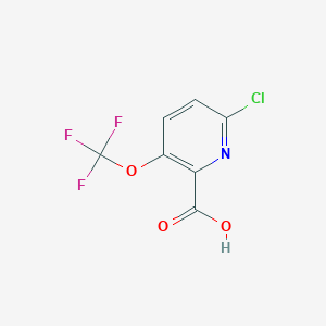 6-Chloro-3-(trifluoromethoxy)picolinic acid - 