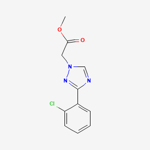 Methyl 2-(3-(2-chlorophenyl)-1H-1,2,4-triazol-1-yl)acetate - 