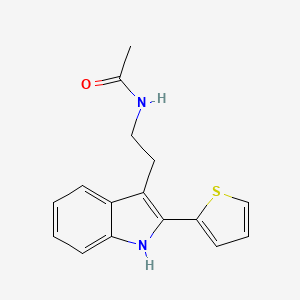 N-(2-(2-(Thiophen-2-yl)-1H-indol-3-yl)ethyl)acetamide - 823821-79-0