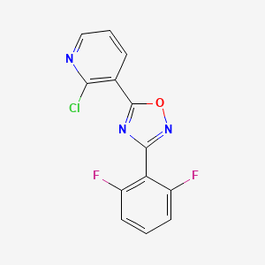 5-(2-Chloropyridin-3-yl)-3-(2,6-difluorophenyl)-1,2,4-oxadiazole - 