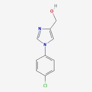 (1-(4-Chlorophenyl)-1H-imidazol-4-yl)methanol - 445302-50-1