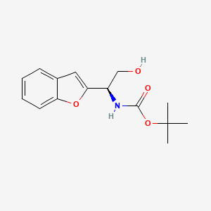 (R)-Tert-butyl (1-(benzofuran-2-YL)-2-hydroxyethyl)carbamate - 