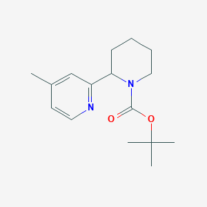 tert-Butyl 2-(4-methylpyridin-2-yl)piperidine-1-carboxylate - 