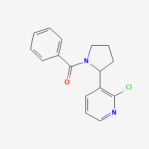 (2-(2-Chloropyridin-3-yl)pyrrolidin-1-yl)(phenyl)methanone - 