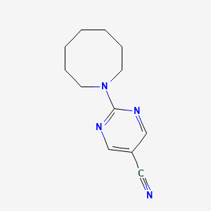 2-(Azocan-1-yl)pyrimidine-5-carbonitrile - 