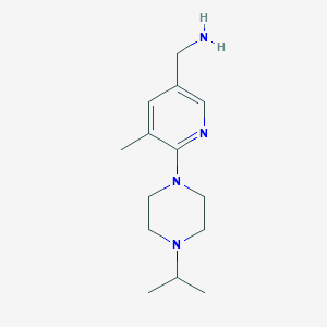 (6-(4-Isopropylpiperazin-1-yl)-5-methylpyridin-3-yl)methanamine - 