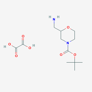 tert-Butyl 2-(aminomethyl)morpholine-4-carboxylate oxalate - 