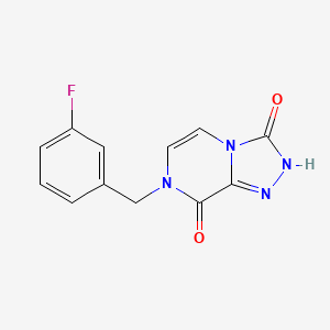 7-(3-Fluorobenzyl)-[1,2,4]triazolo[4,3-a]pyrazine-3,8(2H,7H)-dione - 