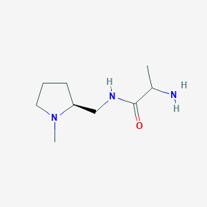 2-amino-N-[[(2S)-1-methylpyrrolidin-2-yl]methyl]propanamide - 