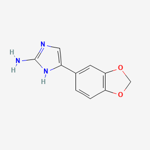 5-(Benzo[d][1,3]dioxol-5-yl)-1H-imidazol-2-amine - 