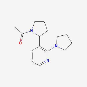 1-(2-(2-(Pyrrolidin-1-yl)pyridin-3-yl)pyrrolidin-1-yl)ethanone - 