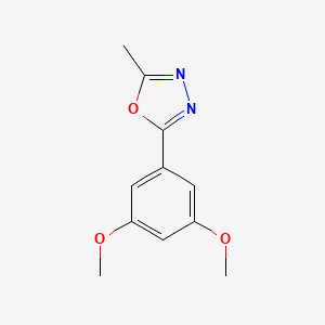 2-(3,5-Dimethoxyphenyl)-5-methyl-1,3,4-oxadiazole - 