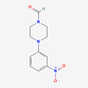 4-(3-Nitrophenyl)piperazine-1-carbaldehyde - 