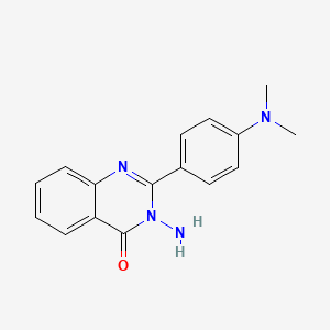 3-Amino-2-(4-(dimethylamino)phenyl)quinazolin-4(3H)-one - 